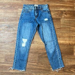 RSQ Girls High Rise Straight Leg Jeans Size 8 *D